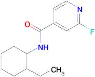 n-(2-Ethylcyclohexyl)-2-fluoropyridine-4-carboxamide