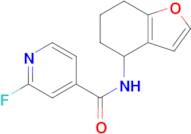 2-Fluoro-n-(4,5,6,7-tetrahydro-1-benzofuran-4-yl)pyridine-4-carboxamide