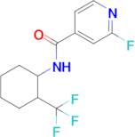 2-Fluoro-n-[2-(trifluoromethyl)cyclohexyl]pyridine-4-carboxamide