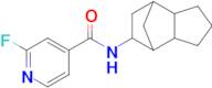 2-Fluoro-n-{tricyclo[5.2.1.0,2,6]decan-8-yl}pyridine-4-carboxamide