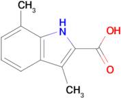 3,7-Dimethyl-1h-indole-2-carboxylic acid