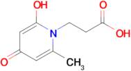 3-(2-hydroxy-6-methyl-4-oxo-1,4-dihydropyridin-1-yl)propanoic acid