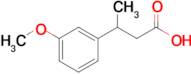 3-(3-Methoxyphenyl)butanoic acid