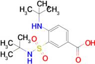 4-(Tert-butylamino)-3-(tert-butylsulfamoyl)benzoic acid