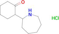 2-(Azepan-2-yl)cyclohexan-1-one hydrochloride