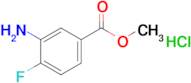 Methyl 3-amino-4-fluorobenzoate hydrochloride