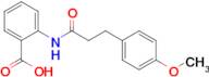 2-[3-(4-methoxyphenyl)propanamido]benzoic acid