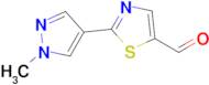 2-(1-Methyl-1h-pyrazol-4-yl)-1,3-thiazole-5-carbaldehyde