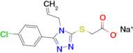 Sodium 2-{[5-(4-chlorophenyl)-4-(prop-2-en-1-yl)-4h-1,2,4-triazol-3-yl]sulfanyl}acetate