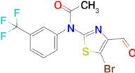 n-(5-Bromo-4-formyl-1,3-thiazol-2-yl)-n-[3-(trifluoromethyl)phenyl]acetamide