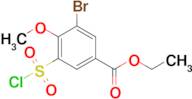 Ethyl 3-bromo-5-(chlorosulfonyl)-4-methoxybenzoate