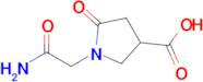 1-(Carbamoylmethyl)-5-oxopyrrolidine-3-carboxylic acid