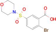 2-Bromo-5-(morpholine-4-sulfonyl)benzoic acid