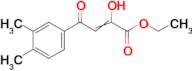 ethyl 4-(3,4-dimethylphenyl)-2-hydroxy-4-oxobut-2-enoate