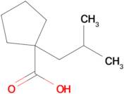 1-(2-Methylpropyl)cyclopentane-1-carboxylic acid