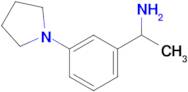 1-[3-(pyrrolidin-1-yl)phenyl]ethan-1-amine