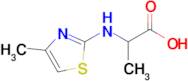 2-[(4-methyl-1,3-thiazol-2-yl)amino]propanoic acid