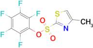 Pentafluorophenyl-4-methyl-1,3-thiazole-2-sulfonate