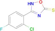 3-(2-chloro-4-fluorophenyl)-2,5-dihydro-1,2,4-oxadiazole-5-thione