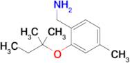 {4-methyl-2-[(2-methylbutan-2-yl)oxy]phenyl}methanamine