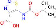 5-{[(tert-butoxy)carbonyl]amino}-1,2,3-thiadiazole-4-carboxylic acid