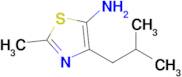 2-Methyl-4-(2-methylpropyl)-1,3-thiazol-5-amine