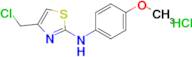 4-(Chloromethyl)-n-(4-methoxyphenyl)-1,3-thiazol-2-amine hydrochloride