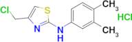 4-(Chloromethyl)-n-(3,4-dimethylphenyl)-1,3-thiazol-2-amine hydrochloride