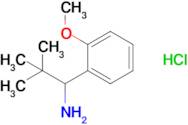 1-(2-Methoxyphenyl)-2,2-dimethylpropan-1-amine hydrochloride