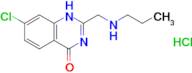 7-chloro-2-[(propylamino)methyl]-1,4-dihydroquinazolin-4-one hydrochloride