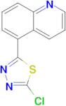 5-(5-Chloro-1,3,4-thiadiazol-2-yl)quinoline