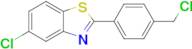 5-Chloro-2-[4-(chloromethyl)phenyl]-1,3-benzothiazole