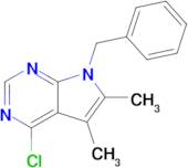 7-Benzyl-4-chloro-5,6-dimethyl-7h-pyrrolo[2,3-d]pyrimidine