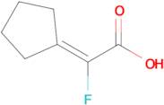 2-Cyclopentylidene-2-fluoroacetic acid