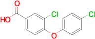 3-Chloro-4-(4-chlorophenoxy)benzoic acid