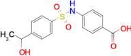 4-[4-(1-hydroxyethyl)benzenesulfonamido]benzoic acid