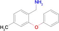 (4-Methyl-2-phenoxyphenyl)methanamine