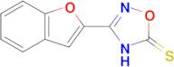 3-(1-benzofuran-2-yl)-4,5-dihydro-1,2,4-oxadiazole-5-thione