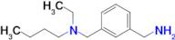 (3-{[butyl(ethyl)amino]methyl}phenyl)methanamine