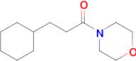 3-Cyclohexyl-1-(morpholin-4-yl)propan-1-one