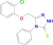 3-[(2-chlorophenoxy)methyl]-4-phenyl-4,5-dihydro-1H-1,2,4-triazole-5-thione