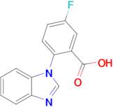 2-(1h-1,3-Benzodiazol-1-yl)-5-fluorobenzoic acid