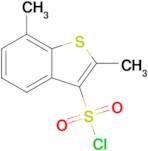 2,7-Dimethyl-1-benzothiophene-3-sulfonyl chloride