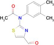 n-(3,4-Dimethylphenyl)-n-(4-formyl-1,3-thiazol-2-yl)acetamide