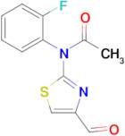 n-(2-Fluorophenyl)-n-(4-formyl-1,3-thiazol-2-yl)acetamide