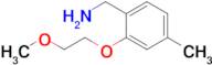 [2-(2-methoxyethoxy)-4-methylphenyl]methanamine