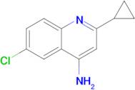 6-Chloro-2-cyclopropylquinolin-4-amine