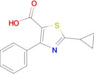 2-Cyclopropyl-4-phenyl-1,3-thiazole-5-carboxylic acid