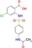 2-[[[4-(Acetylamino)phenyl]sulfonyl]amino]-4-chlorobenzoic acid