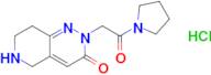 2-[2-oxo-2-(pyrrolidin-1-yl)ethyl]-2h,3h,5h,6h,7h,8h-pyrido[4,3-c]pyridazin-3-one hydrochloride
